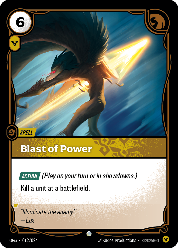 Blast of Power art