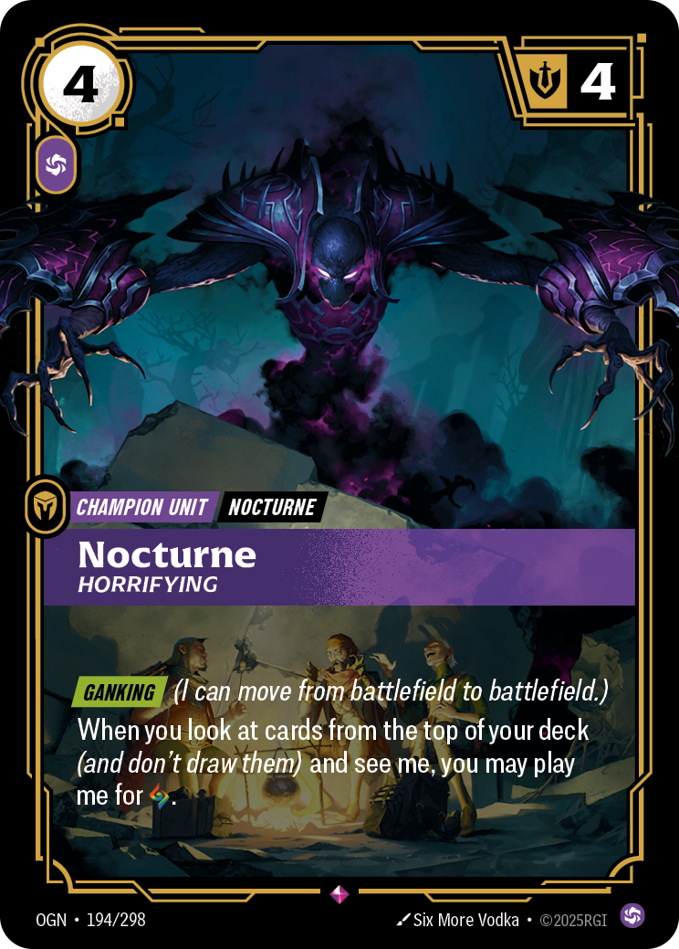 Nocturne, Horrifying art