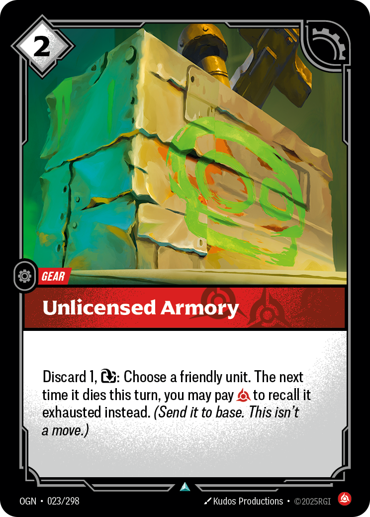 Unlicensed Armory art