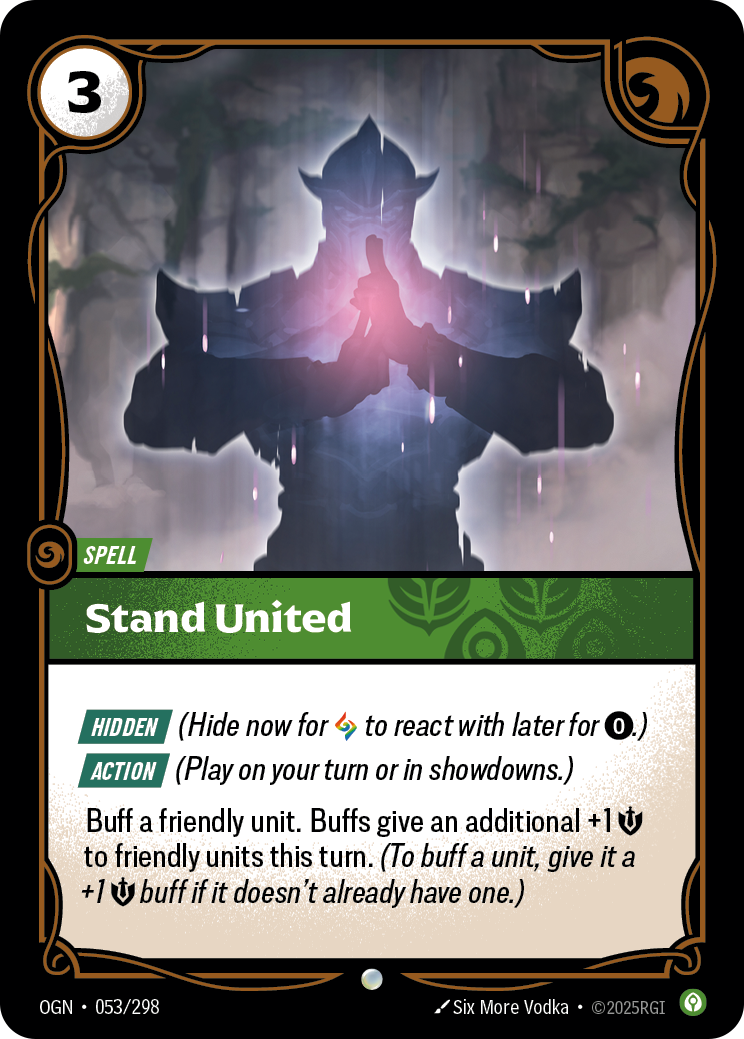 Stand United art