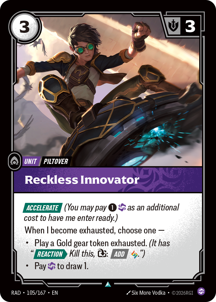 Reckless Innovator art
