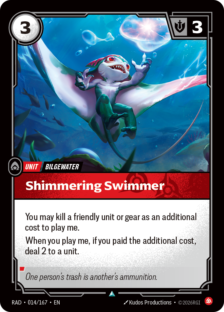 Shimmering Swimmer art