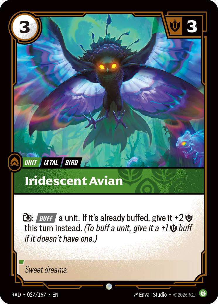Iridescent Avian art