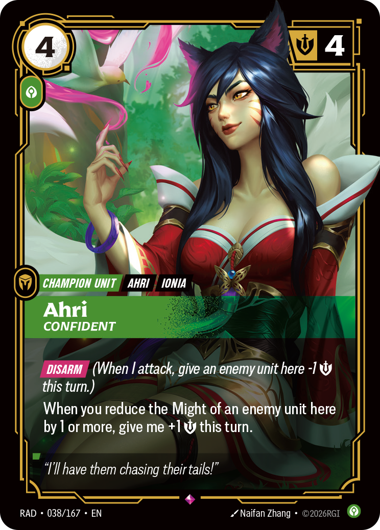 Ahri, Confident art
