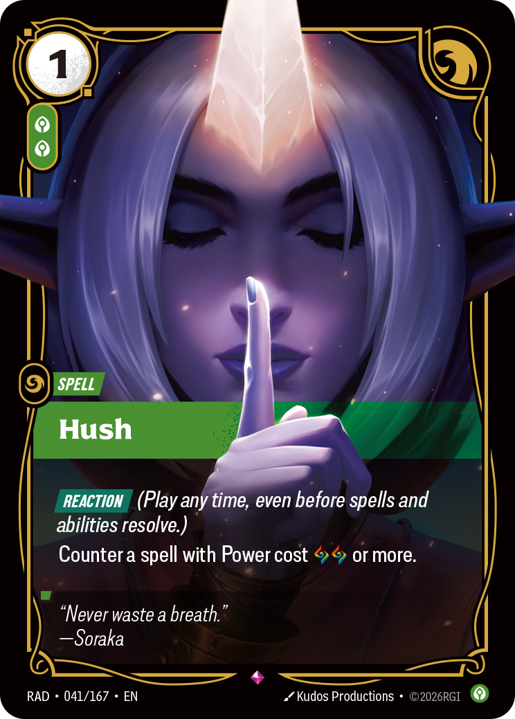 Hush art