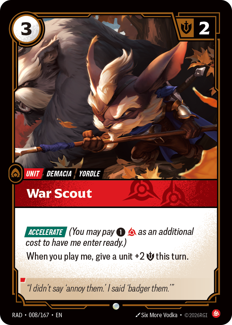 War Scout art