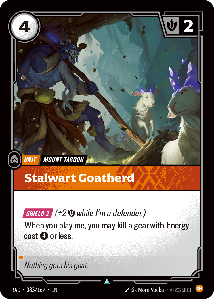 Stalwart Goatherd art