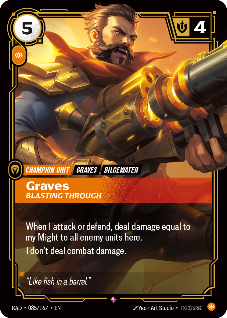 Graves, Blasting Through art