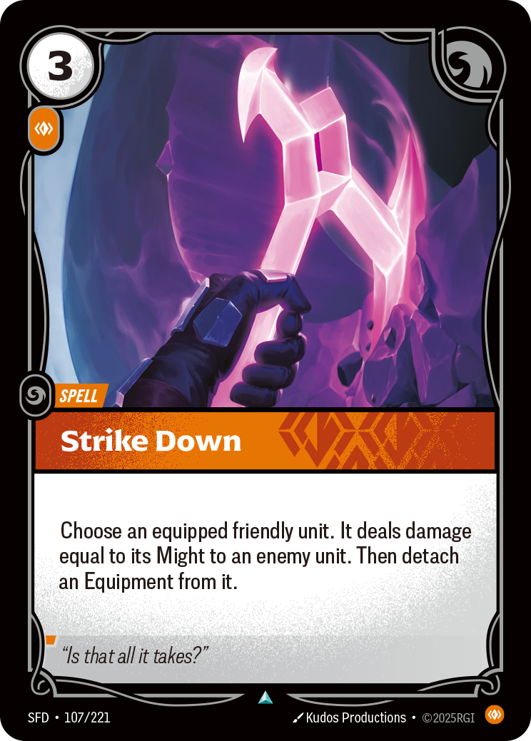 Strike Down art