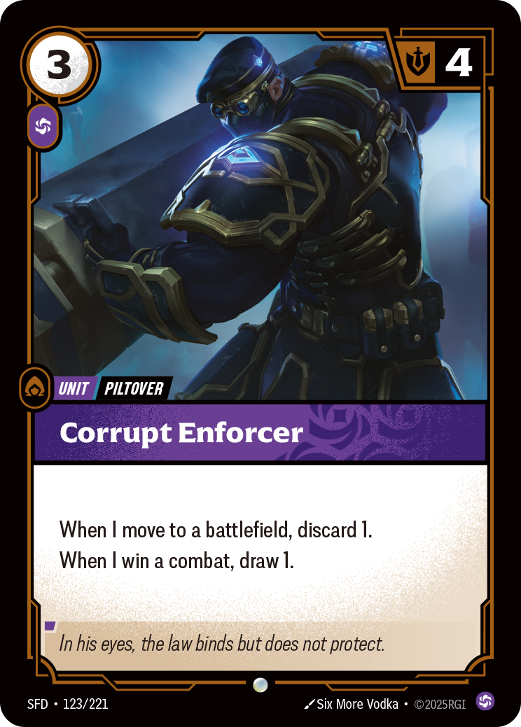 Corrupt Enforcer art