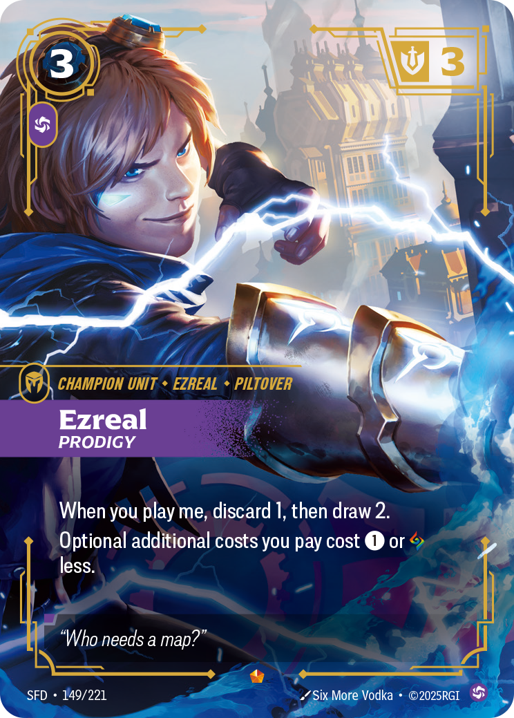 Ezreal, Prodigy art