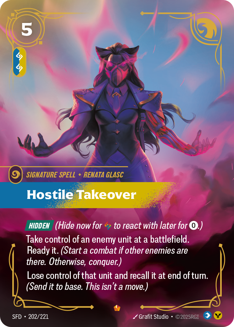 Hostile Takeover art