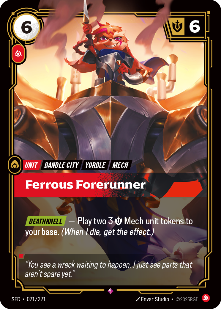 Ferrous Forerunner art