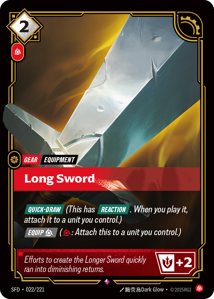 Long Sword card art