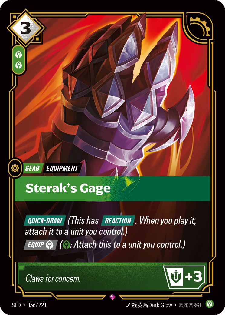 Sterak's Gage art