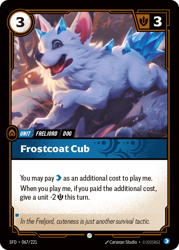 Frostcoat Cub card art