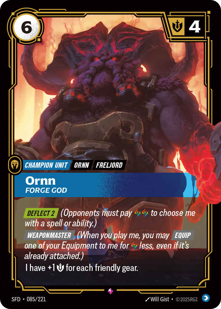Ornn, Forge God art