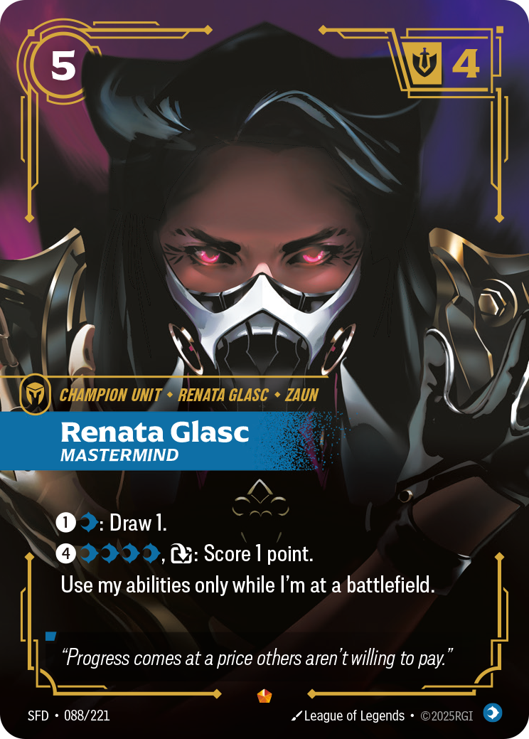 Renata Glasc, Mastermind art