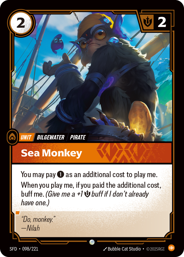 Sea Monkey card art