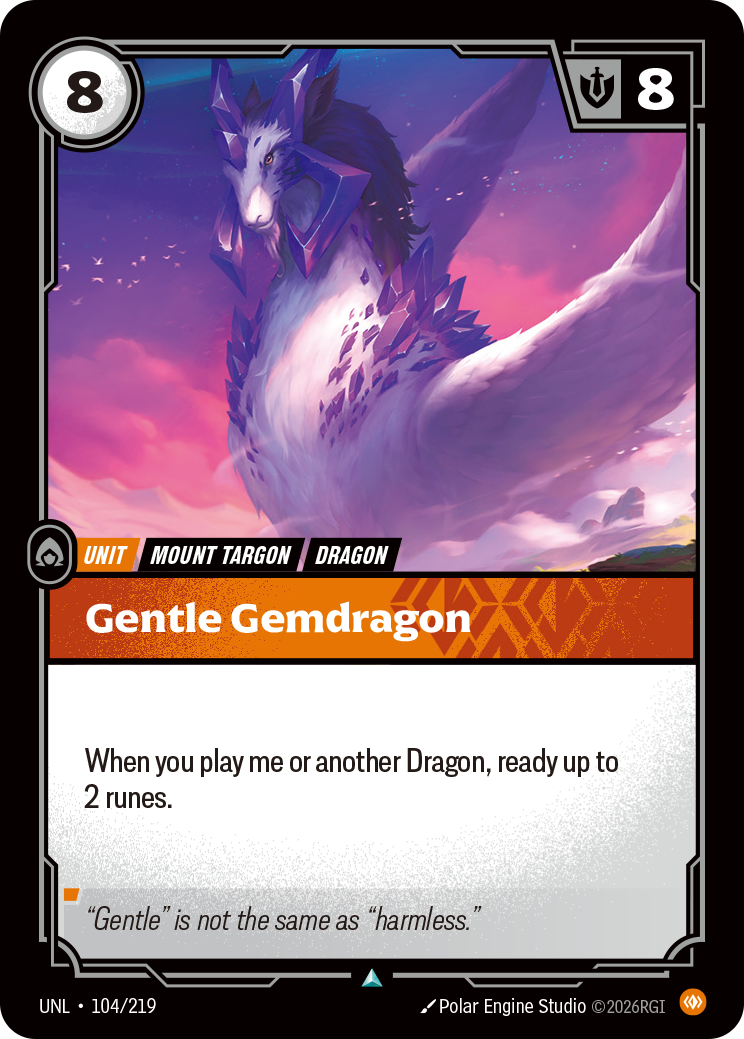 Gentle Gemdragon art