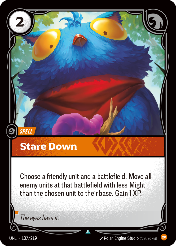 Stare Down art