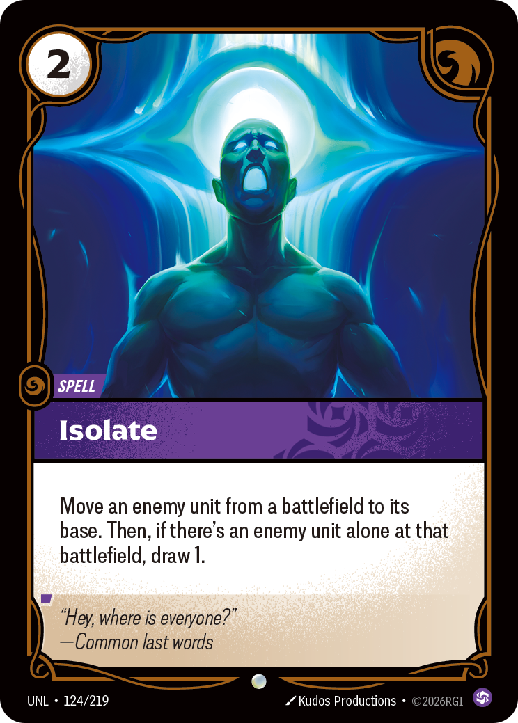 Isolate art