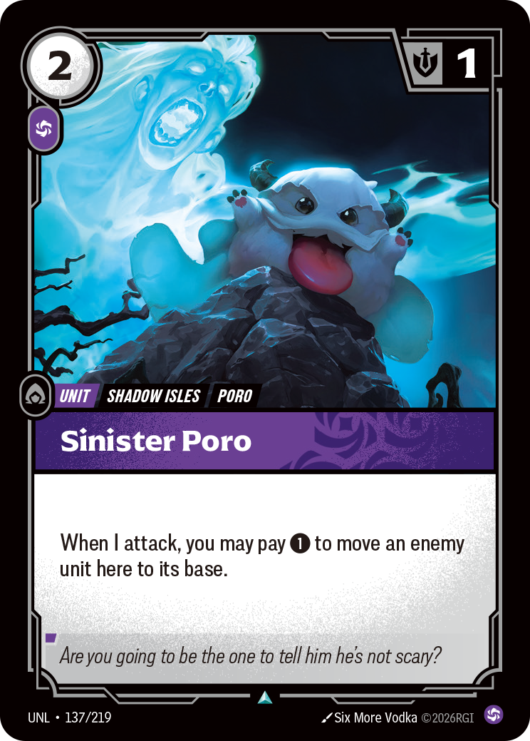 Sinister Poro art