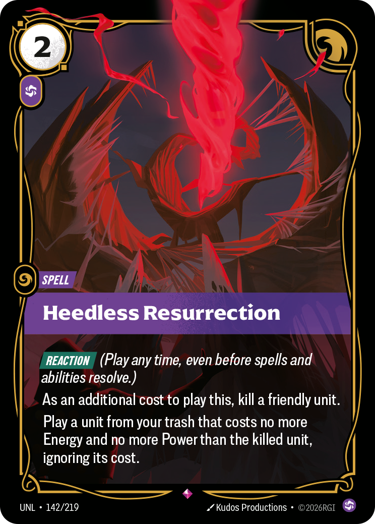 Heedless Resurrection art
