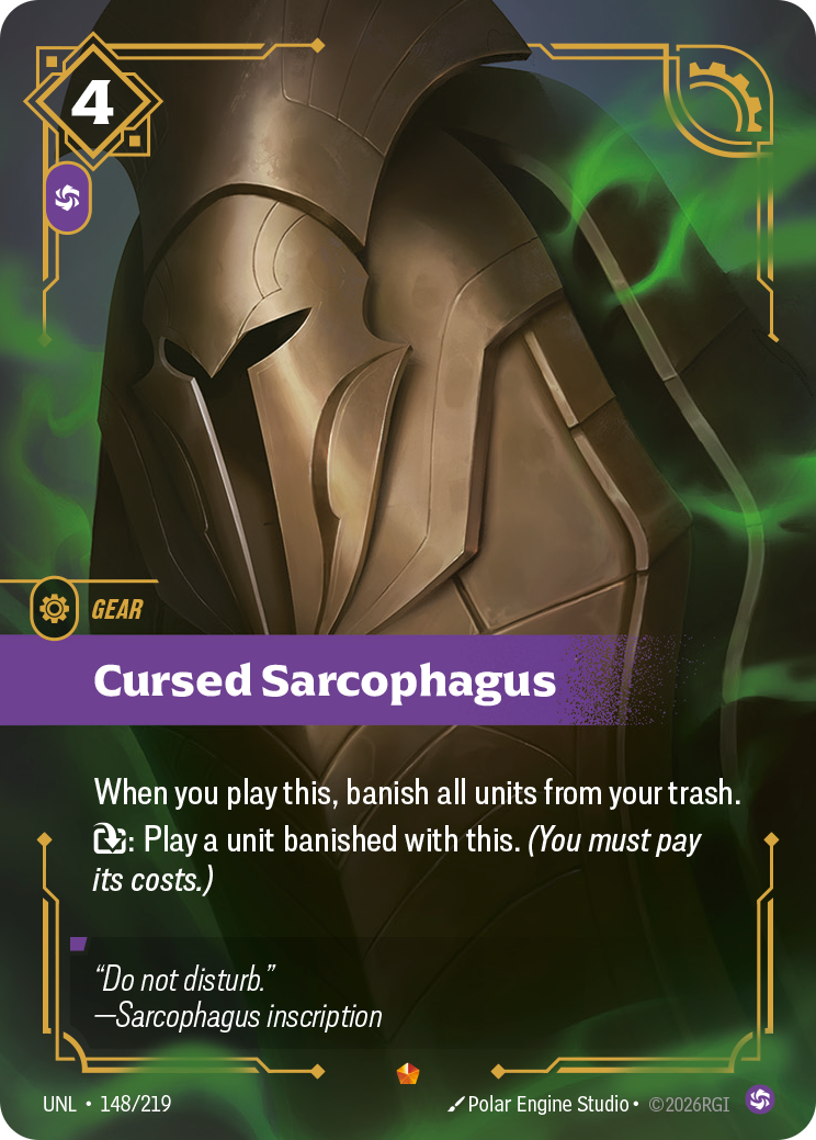 Cursed Sarcophagus art