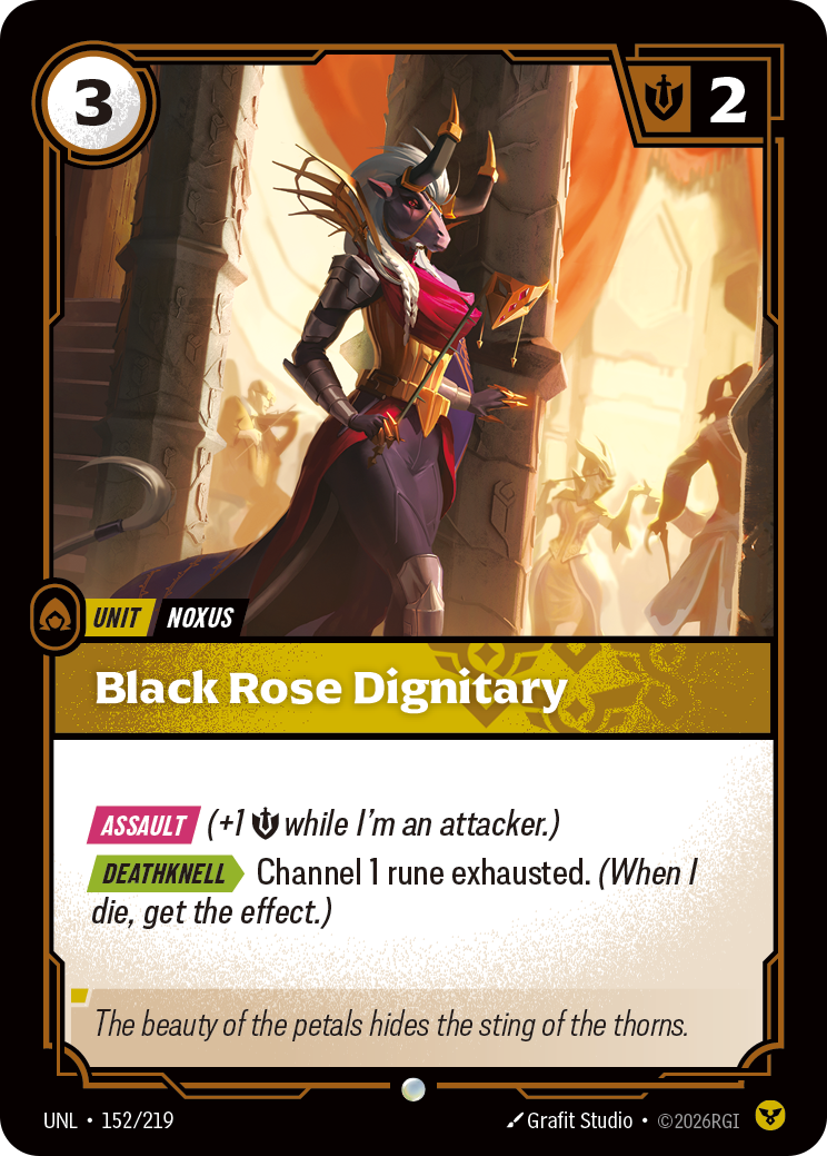 Black Rose Dignitary art