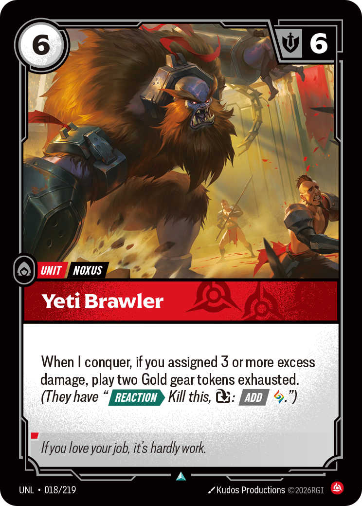 Yeti Brawler art
