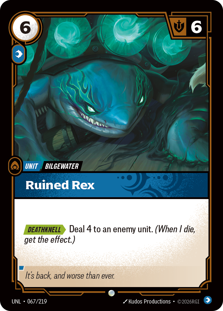 Ruined Rex art
