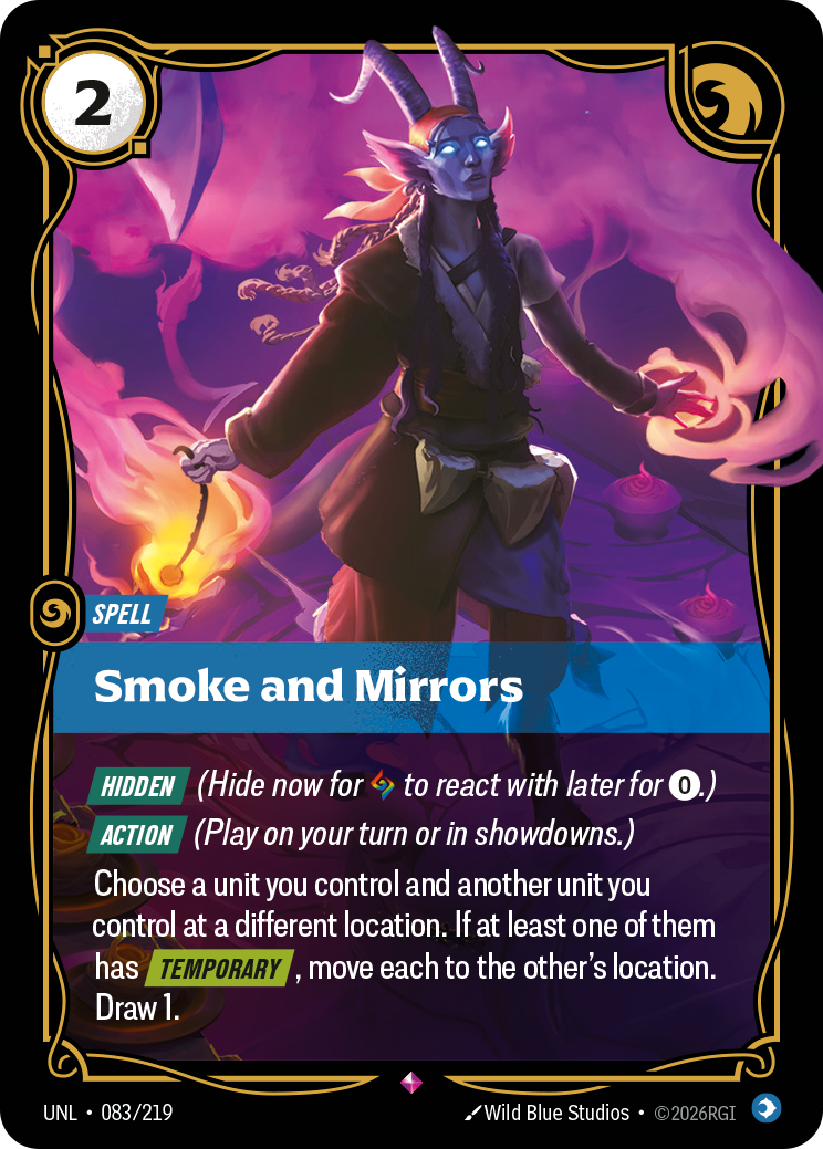 Smoke and Mirrors art