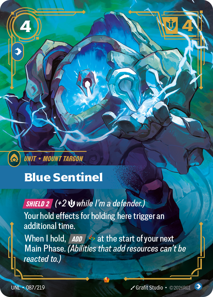 Blue Sentinel art